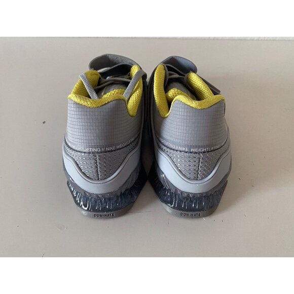 Men’s Sz 9 Nike Romaleos 4‎ Weightlifting Shoes Gray Yellow CD3463-002 main image 5
